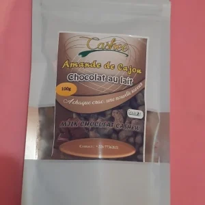 Amande de cajou Chocolat lait  DANDOU CASHEE