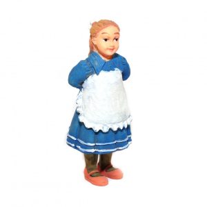 Figurine enfant  » Alice  » avec sa poupée