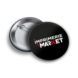 Badge rond à épingle de 45mm