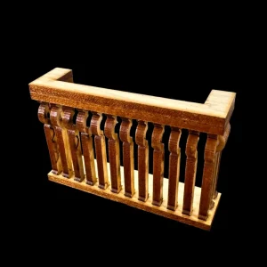 Balcon rectangulaire en bois