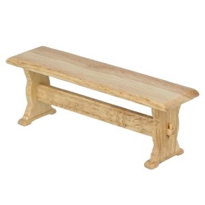 Banc en bois brut