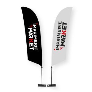 BeachFlag double face Voile/Surf avec création