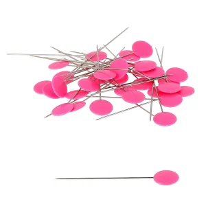 Boîte 100 Épingles Pastilles fuchsia