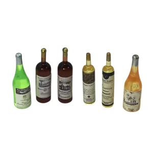 Bouteilles de vin – Lot de 6