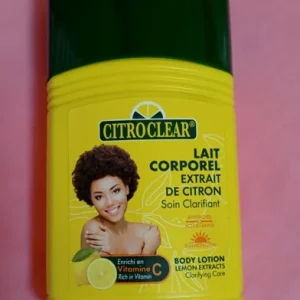 Lait corporel CITROCLEAR soin clarifiant aux extraits de citron et vitamine C