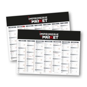 Calendrier A3, 250 grammes
