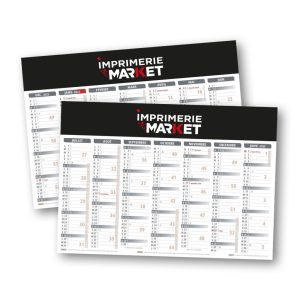 Calendrier A4, 350 grammes