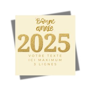 Carte de voeux 2025 à personnaliser