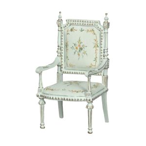 Chaise accoudoir – Louis XVI