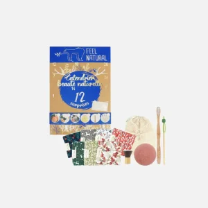 Feel Natural Calendrier de l&rsquo;Avent 12 Accessoires Zéro déchet