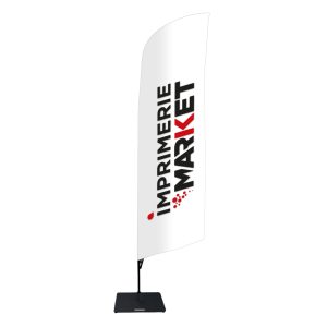 Drapeau voile 3 Mètres avec création