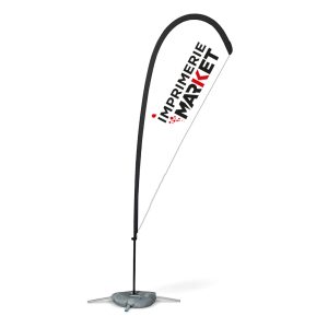 EXPRESS -Beach Flag Voile en forme de goutte – Hauteur 245 cm chez vous en 48h !