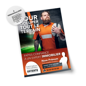 Flyers Rugby A5 à personnaliser