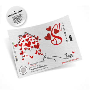 Flyers Saint Valentin A5 à personnaliser
