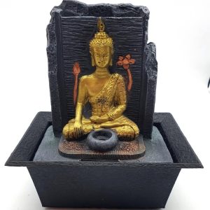 Fontaine à eau Bouddha Thaï dorée