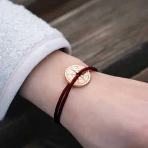 Bracelet Rose des Vents Plaqué Or Villette, Le Vent à La française