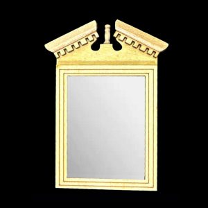 Miroir cadre bois brut
