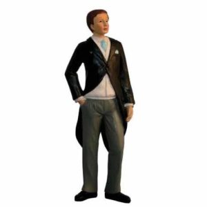 Figurine jeune homme marié