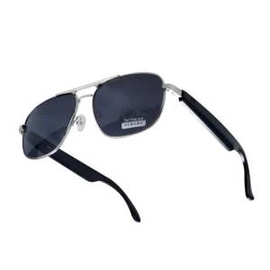 Lunettes intelligentes GS02, prise en charge de l&rsquo;assistant vocal / appel Bluetooth / photographie à distance