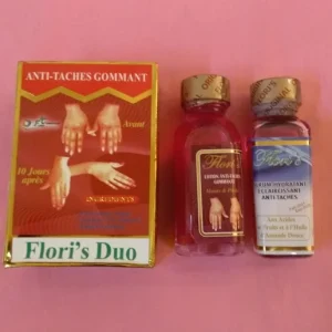Lotion Sérum  FLORI&rsquo;S DUO anti-tâches gommant