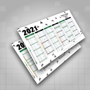 Calendrier A5 (OISEAU) à personnaliser