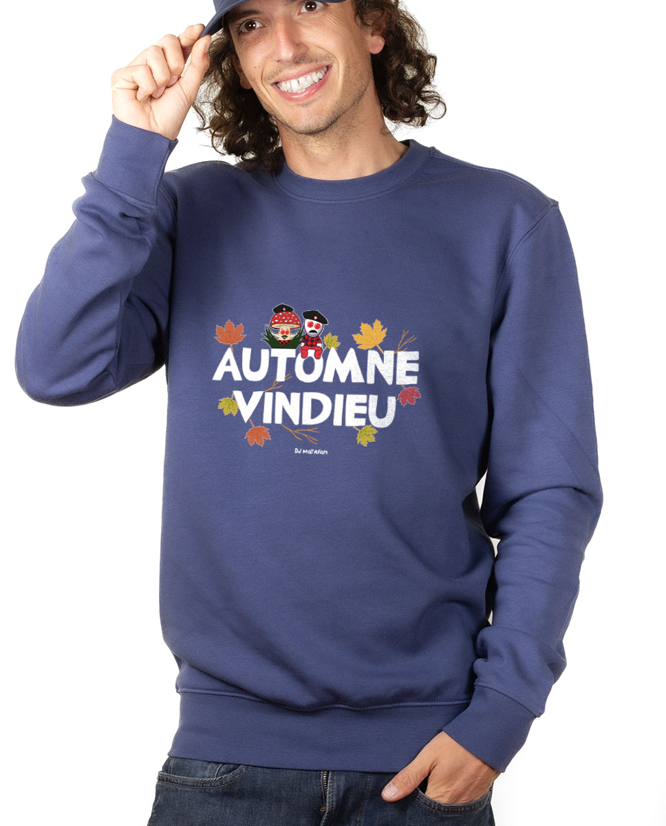 PROMO PULL HOMME : DJ MATAFAN AUTOMNE VINDIEU-BLEU JEAN-XS
