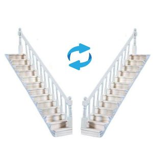Escalier réversible droite ou gauche