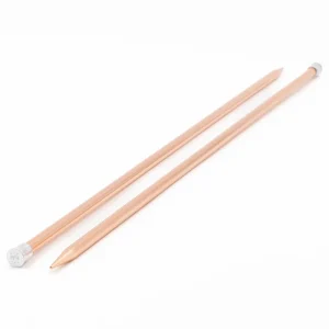 Aiguilles droites N°9 – Rose Gold 30cm