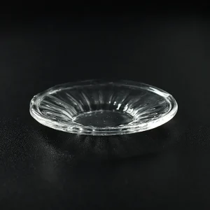 Plat à gâteau en verre