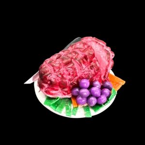 Rosbeef tranché avec couteau