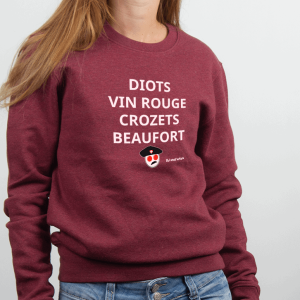 PULL FEMME : DIOTS VIN ROUGE CROZETS BEAUFORT