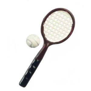 Raquette de tennis avec balle