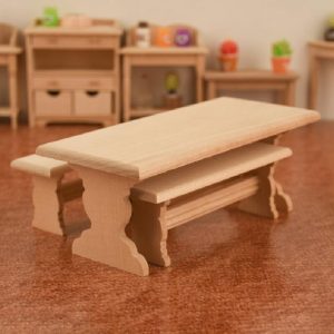 Table et banc de cuisine