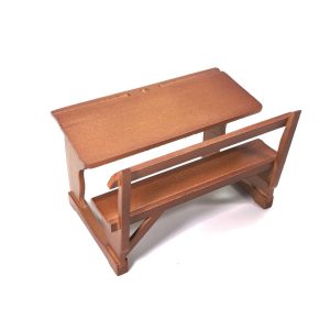 Table et banc d&rsquo;écolier en chêne