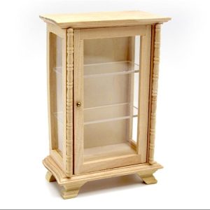 Vitrine bois brut
