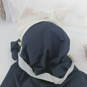 Ancien béguin à cornette pour bébé années 40/50