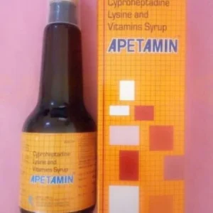 Sirop de cyproheptadine lysine et vitamines APETAMIN