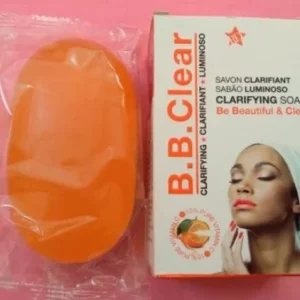 Savon B.B.CLEAR clarifiant traitant aux acides de fruits et vitamine C 5 en 1