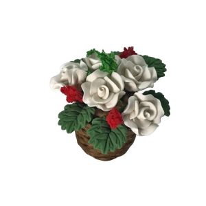 Bouquet de fleurs en pot