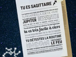Carte astrologie Sagitaire – TOUT EST DIT