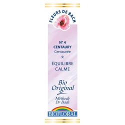 Fleurs de Bach N°4 Centaury – Centaurée