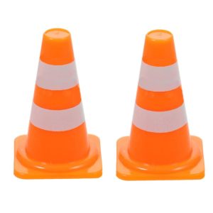 Cône de signalisation de travaux – lot de 2