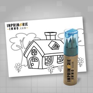 Pack coloriage maison pour enfant avec création