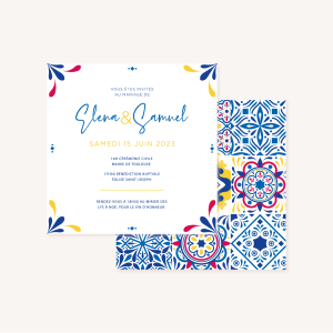 Faire-part Azulejos