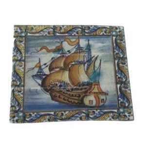 Mosaïque murale – Bateau