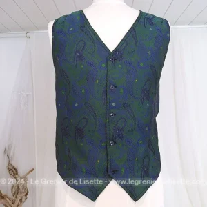 Beau gilet costume satiné homme marque Imag&rsquo;In