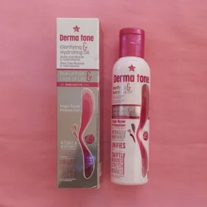 Huile clarifiante et hydratante DERMA TONE protection solaire, nourrissant , unifiant