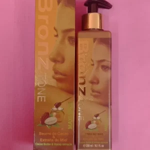 Lait éclaircissant aux beurre de cacao et extraits de miel BRONZ TONE
