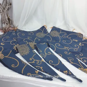 Assortiment 4 galettes chaises et 4 embrasses rideaux
