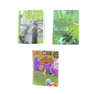 Lot de 3 livres miniature 1/12e ouvrables – série 2